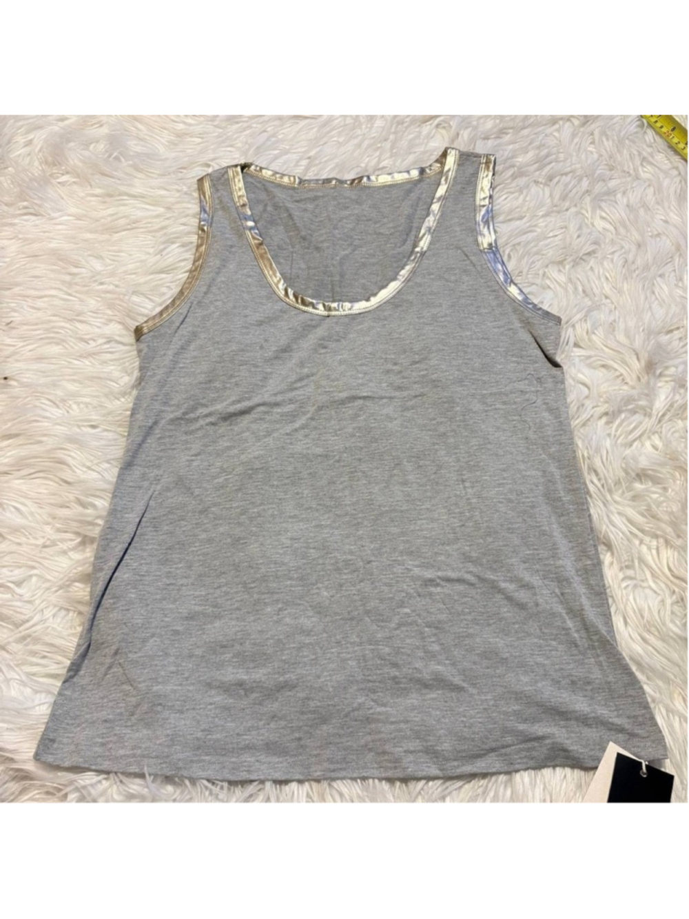 Flamingals summer gray top size M FG12-28